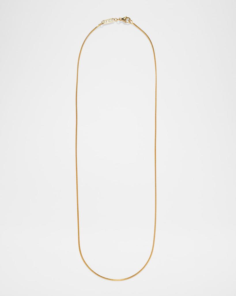 Azlee 18K Yellow Gold Cascade Chain Necklace, 20"L