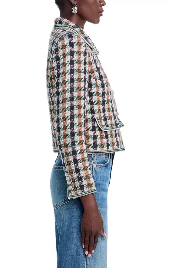 VERONICA BEARD Makayla Jacket In Forest Multi 4
