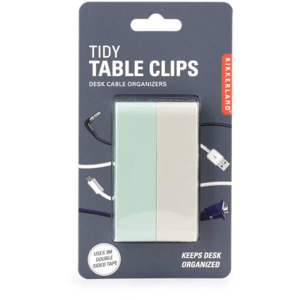 Kikkerland Kikkerland Tidy Table Clips