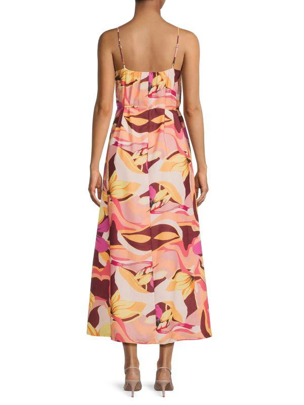 Sam Edelman ​Palm Royal Pleated Maxi Dress 2