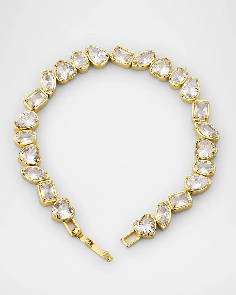 BAUBLEBAR Scattered Cubic Zirconia Tennis Bracelet 4