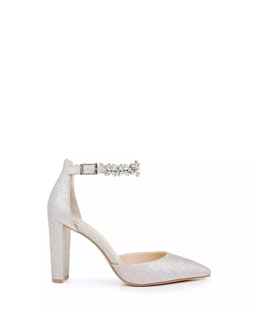 Badgley Mischka Women's Ollie Block Heel Evening Pumps 2