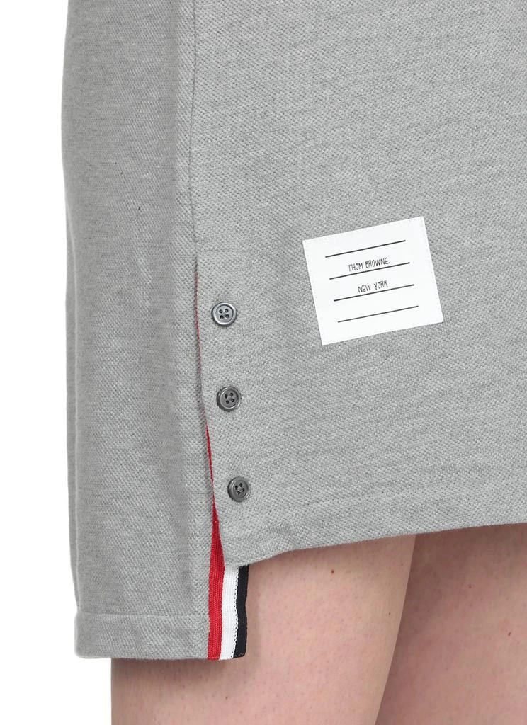 Thom Browne Thom Browne Asymmetric Hem Mini Polo Dress 5