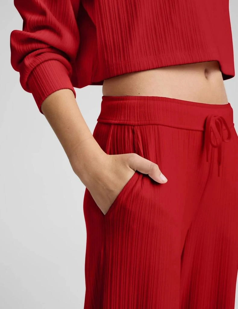 Beyond yoga Beyond Yoga - Breathe Easy Ribbed Wide Leg Pant 3