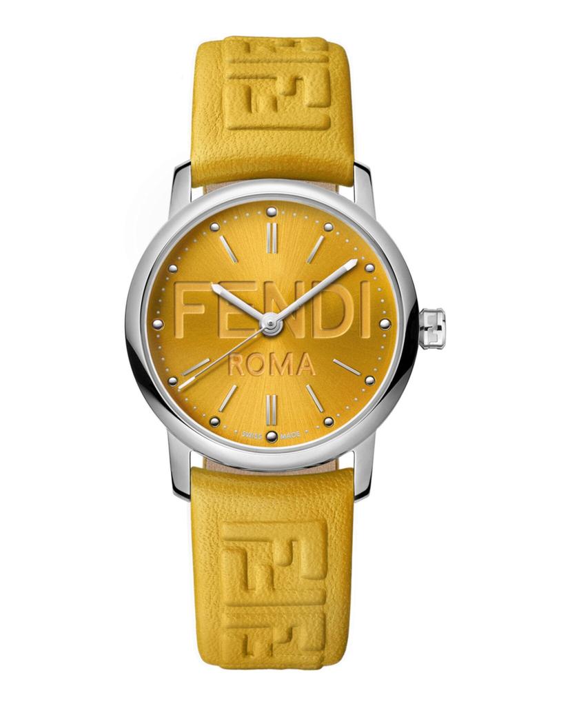 Fendi Forever Fendi Leather Watch