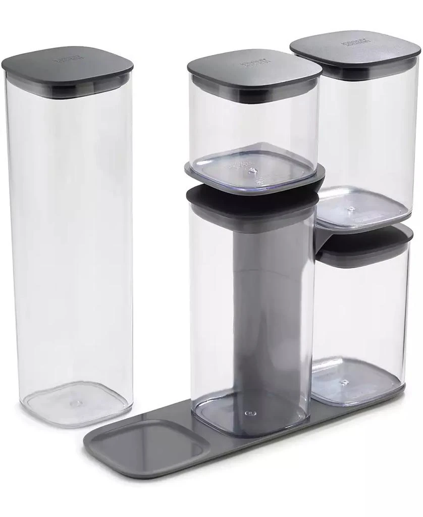 Joseph Joseph Podium 5-Pc. Stackable Storage Set with Stand 1