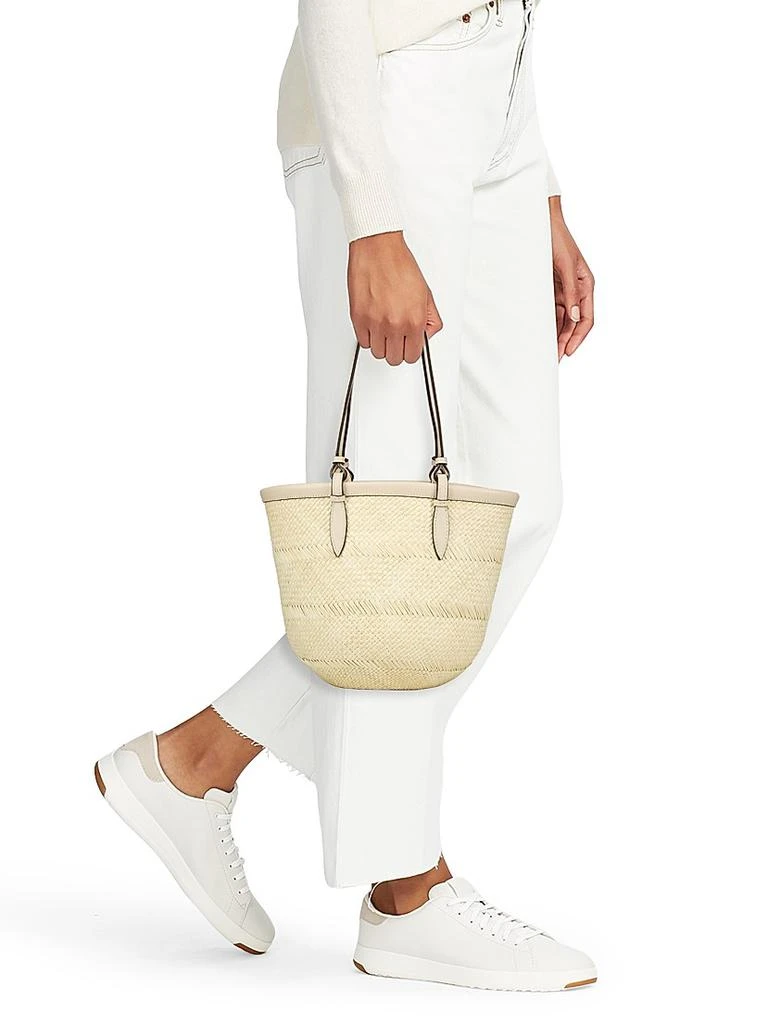 Hunting Season Small Iraca Palm Handwoven Basket Bag 2