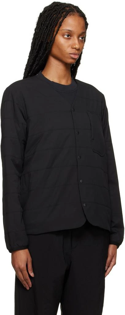 Snow Peak Black Collarless Jacket 2