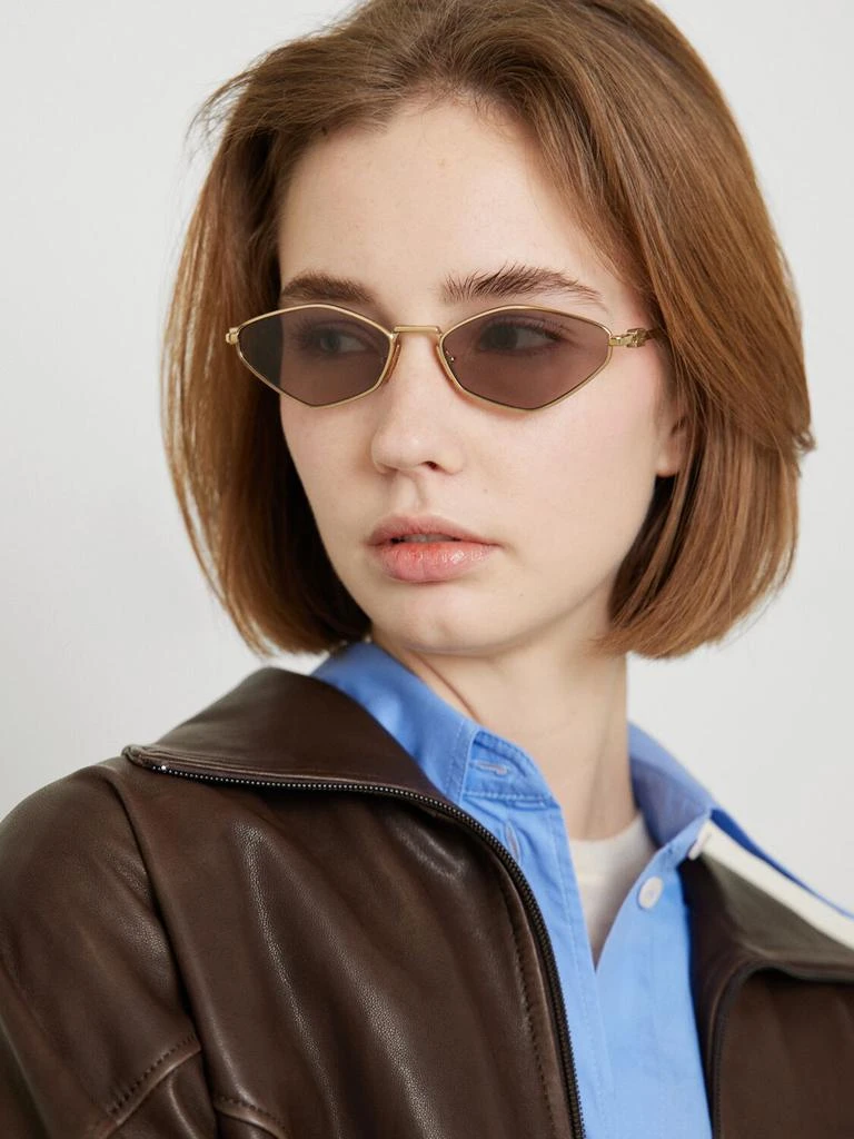 Miu Miu Hexagonal Metal Sunglasses 1
