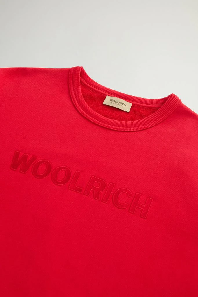 Woolrich Crewneck Sweatshirt in Light Cotton-Blend Fabric - Men - White 6