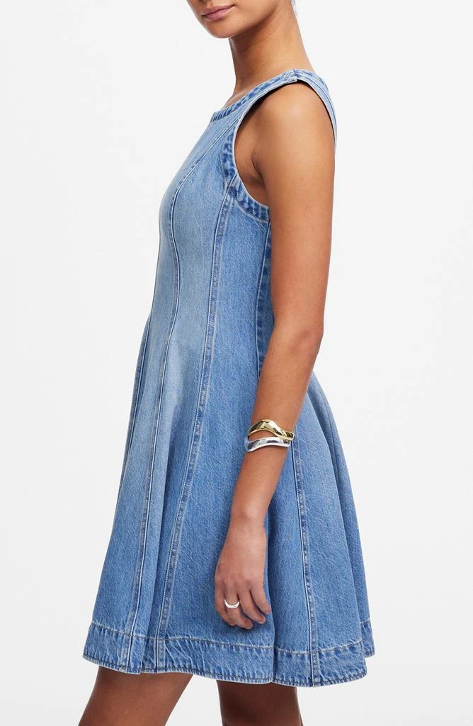 Madewell Airy Denim Circle Minidress 3