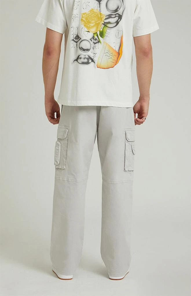 PacSun Gray Baggy Cargo Pants 3
