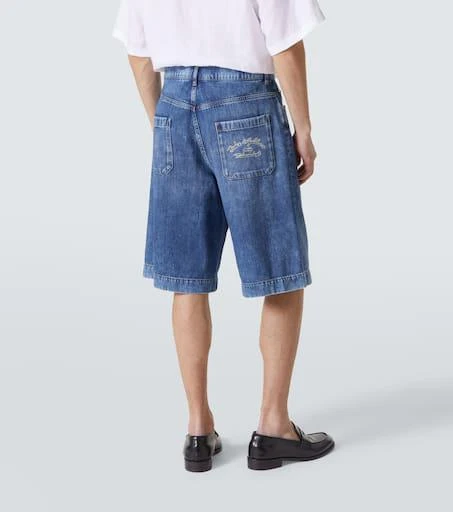 Dolce 
Gabbana Logo denim Bermuda shorts 4