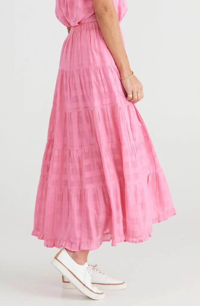 Brave+True Wonderland Tiered Cotton Maxi Skirt 3
