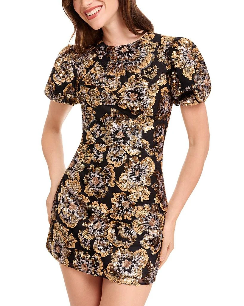 Dress The Population Elsie Sequin Floral Puff Sleeve Dress - Dresses & Skirts - Save Extra 15% OFF On $100 - Free Shipping - BeyondStyle Dress The Population Elsie Sequin Floral Puff Sleeve Dress - Dresses & Skirts - Save Extra 15% OFF On $100 - Free Shipping - BeyondStyle