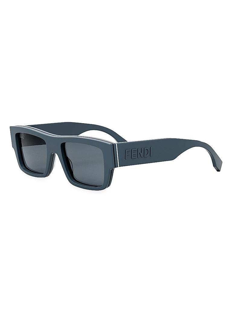 Fendi Signature 53MM Rectangular Sunglasses 1