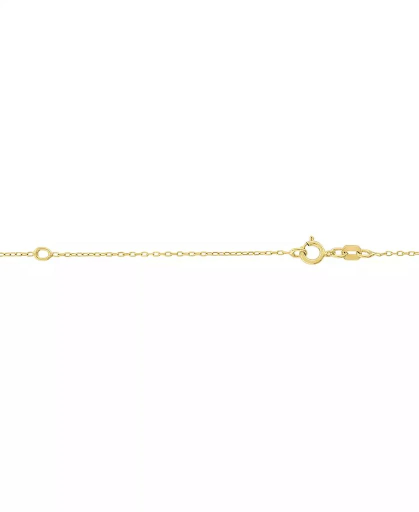 Macy
s Diamond Accent Sunflower Pendant Necklace in 14k Gold-Plated Sterling Silver, 16" + 2" extender 6
