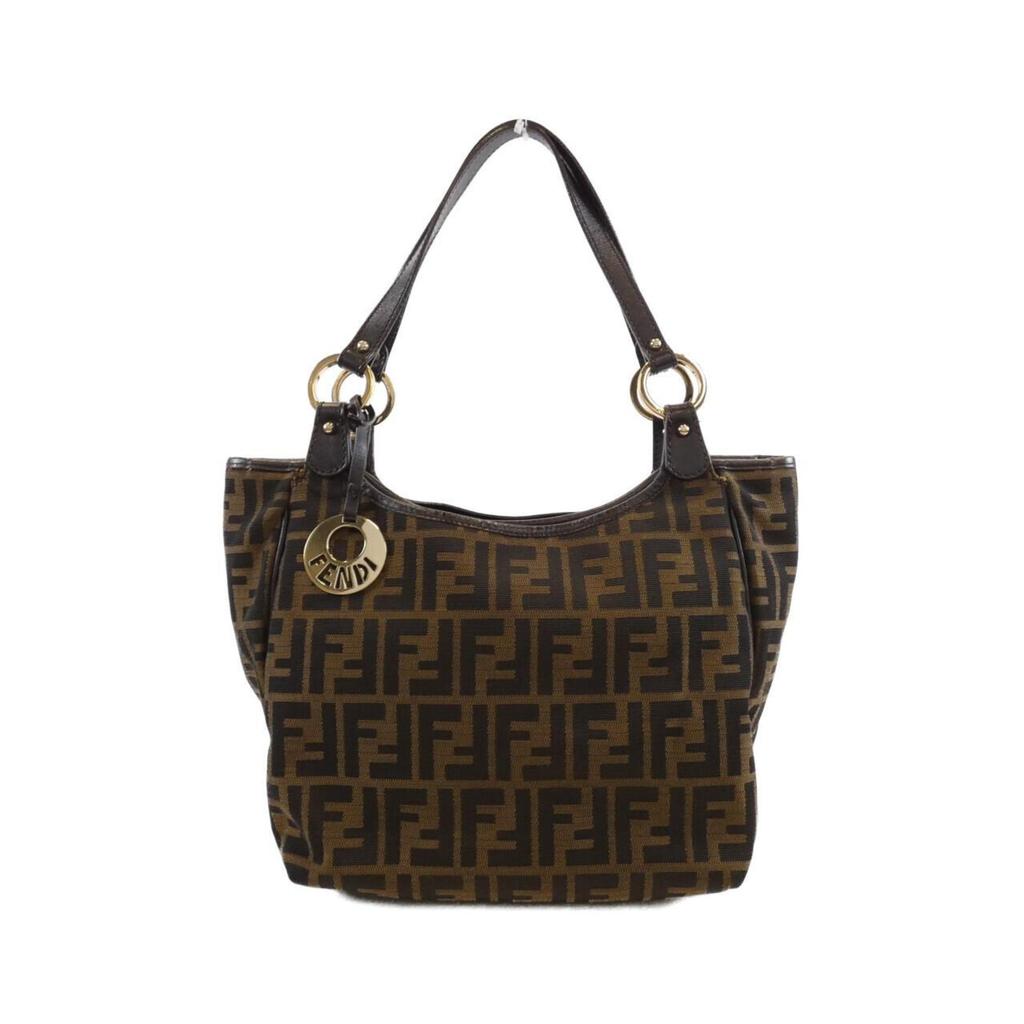 【関税&送料込】Fendi Roll Large Jacquard Ff Fabric Tote Bag Fendi Fendi Roll FF Jacquard Large Tote Bag - Tote Bags