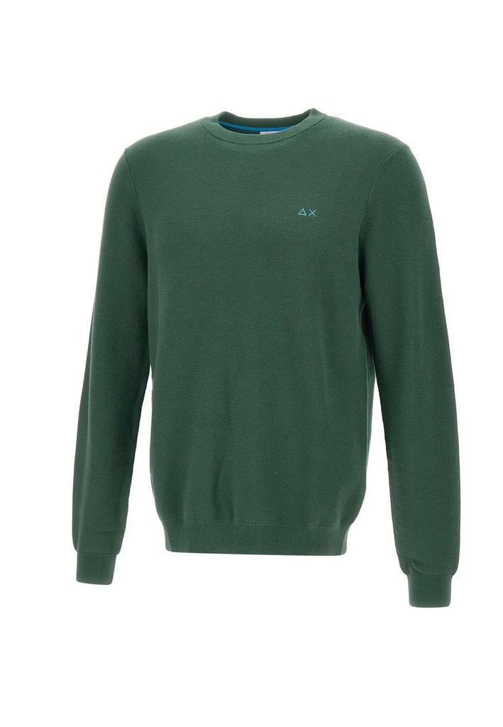 SUN 68 Sun 68 Logo Embroidered Crewneck Knitted Jumper