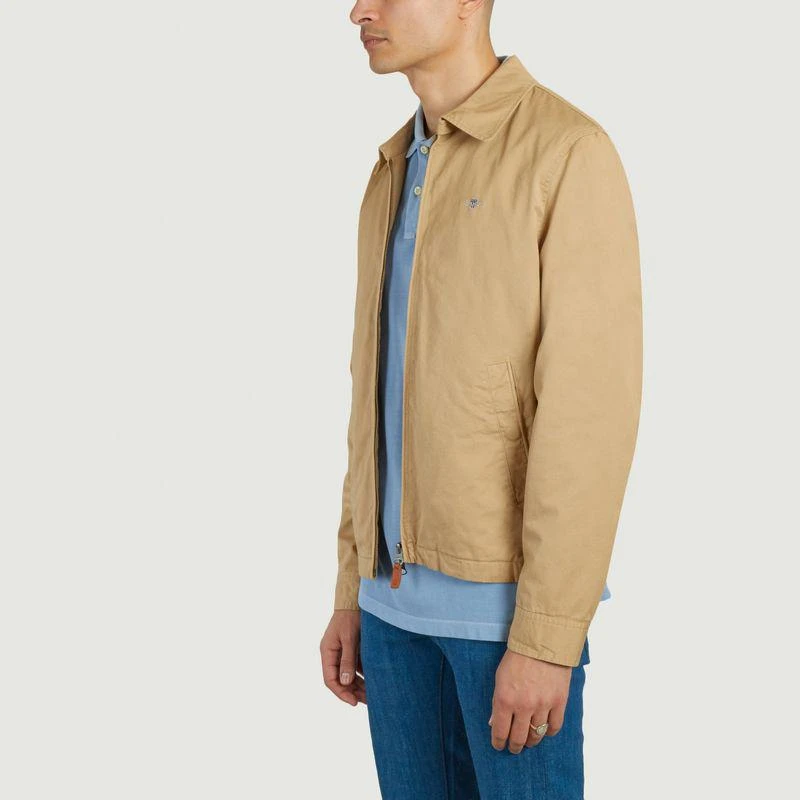 Gant Windcheater Cotton Jacket DARK KHAKI GANT 2