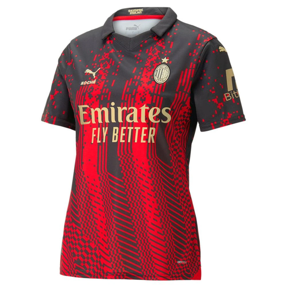 Puma AC Milan X Koche Collared Short Sleeve Replica Jersey