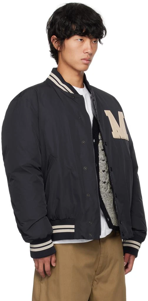 Moncler Navy Lateltin Down Bomber Jacket 2