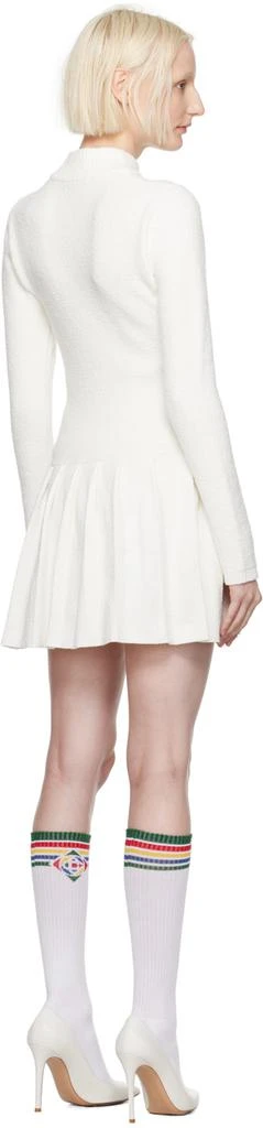 Casablanca White Boucle Bustier Tennis Minidress 3