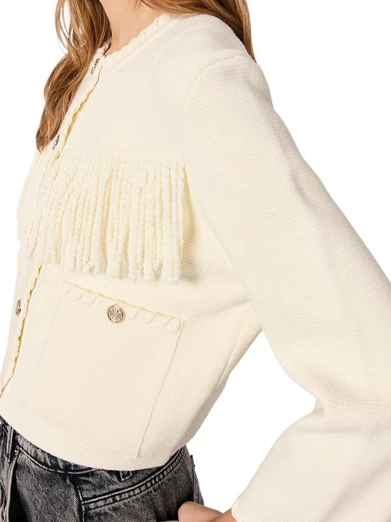 Maje Fringed Cardigan 6