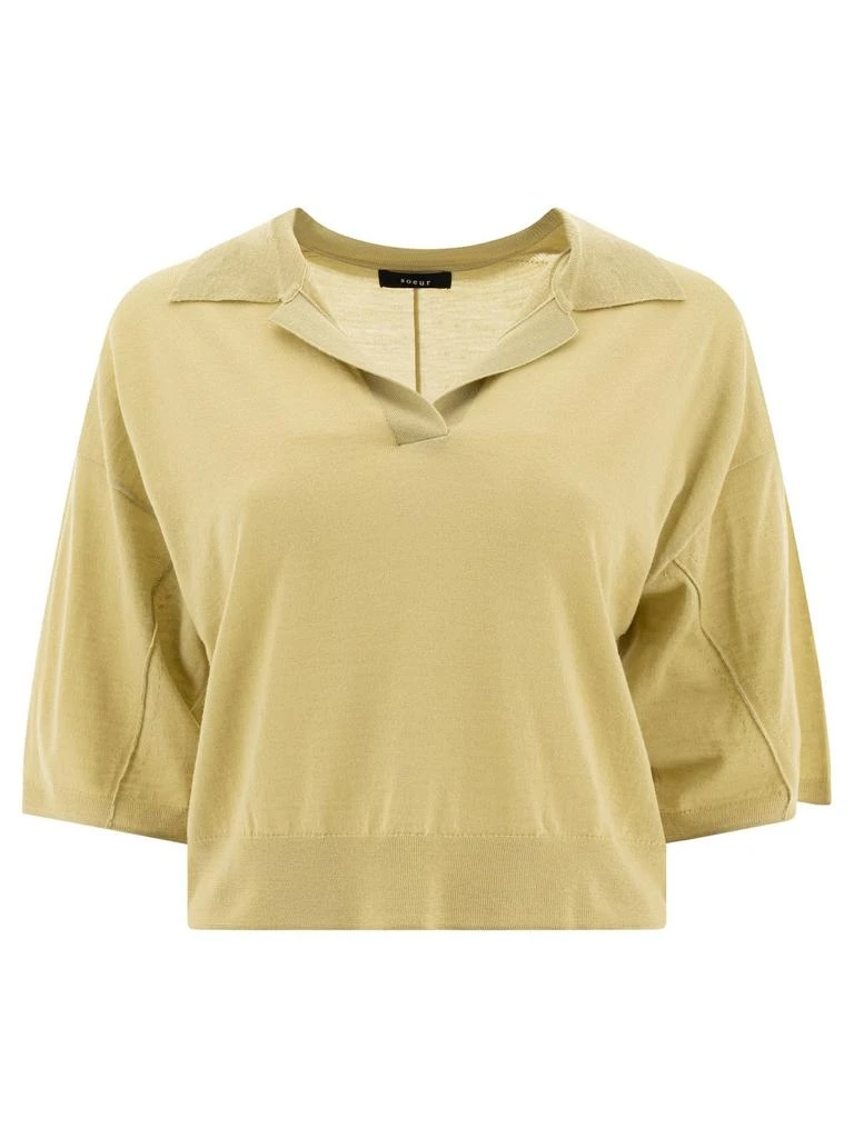 Soeur Soeur Split Collar Top 1