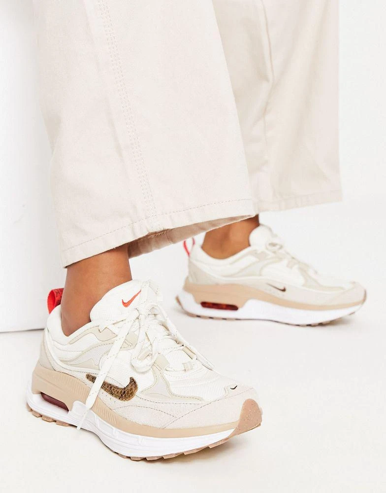 NIKE Nike Air Max Bliss trainers in ivory and stone 1