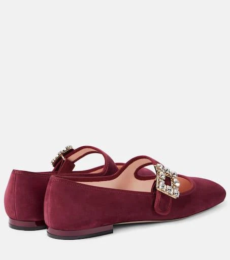 Roger Vivier Très Vivier Babies suede Mary Jane flats 2