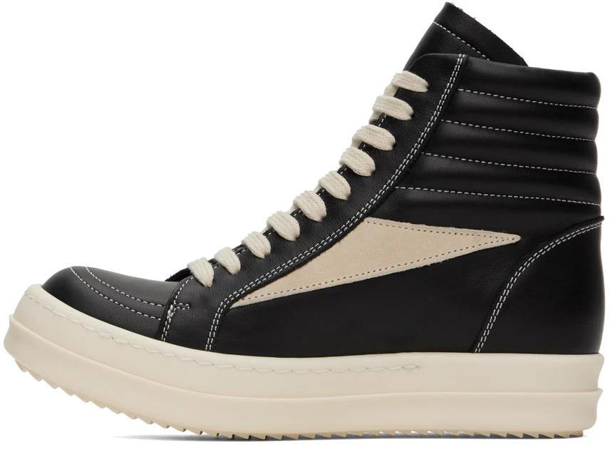 Rick Owens Black Porterville High Vintage Sneakers 3