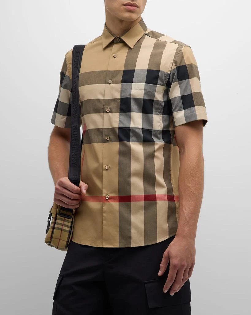 Burberry Men's Summerton Check Sport Shirt 4