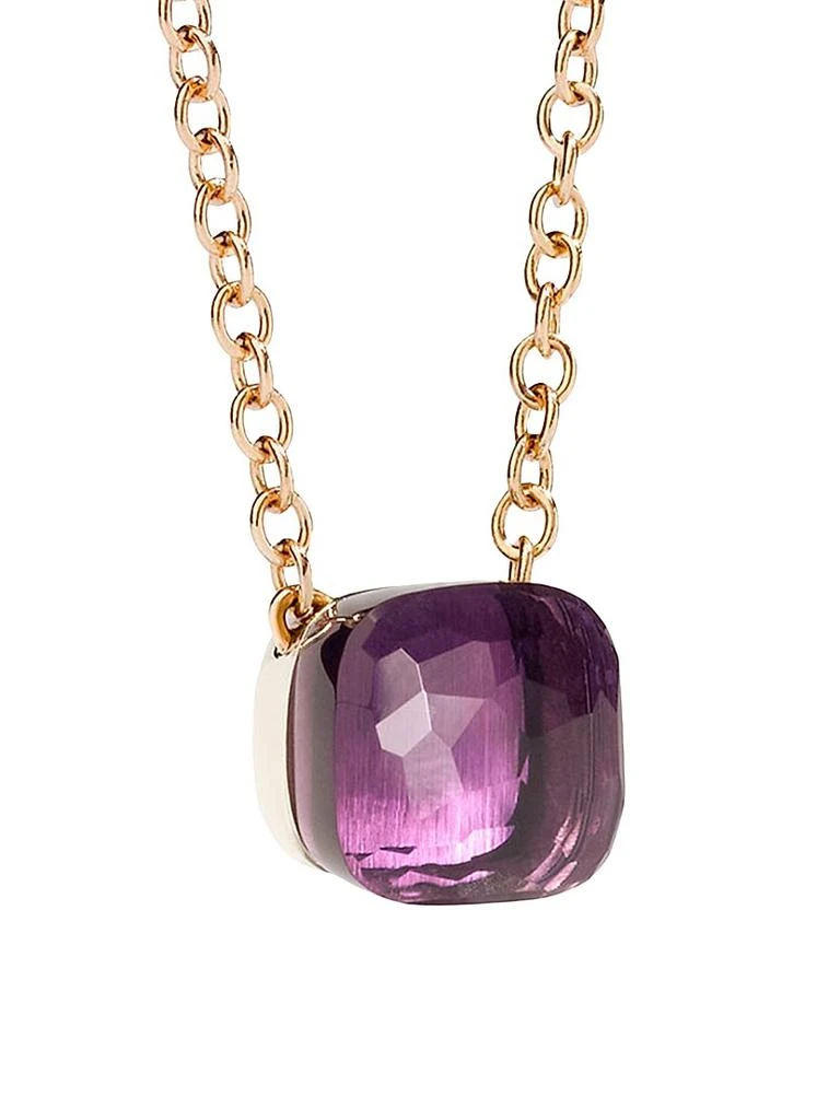 Pomellato Amethyst & 18K Rose Gold Pendant Necklace 2