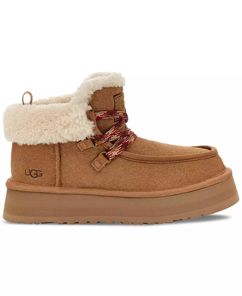 UGG® Women's Funkarra Cabin Cuffed Lace-Up Cold-Weather Booties 2