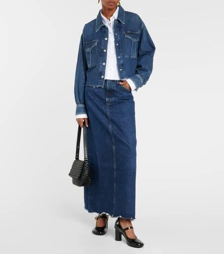 AGOLDE Hilla denim maxi skirt 2
