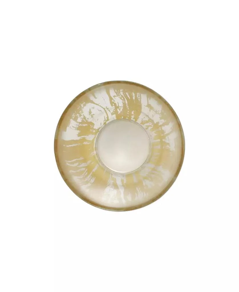 VIETRI Rufolo Glass Gold Brushstroke Vase 2