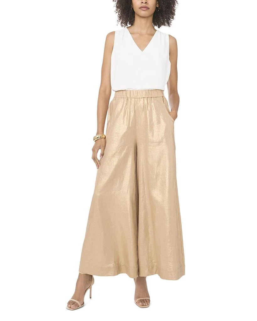 Vince Camuto Metallic Wide Leg Pants 2