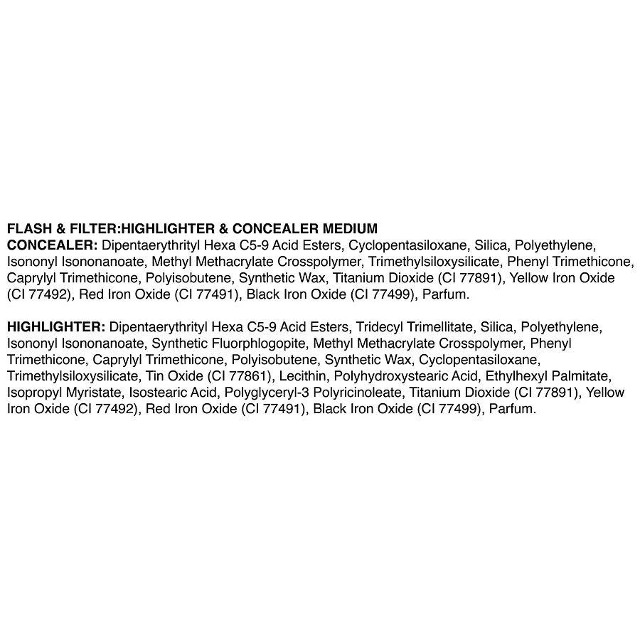 Billion Dollar Beauty Flash
Filter: Highlighter
Concealer 3