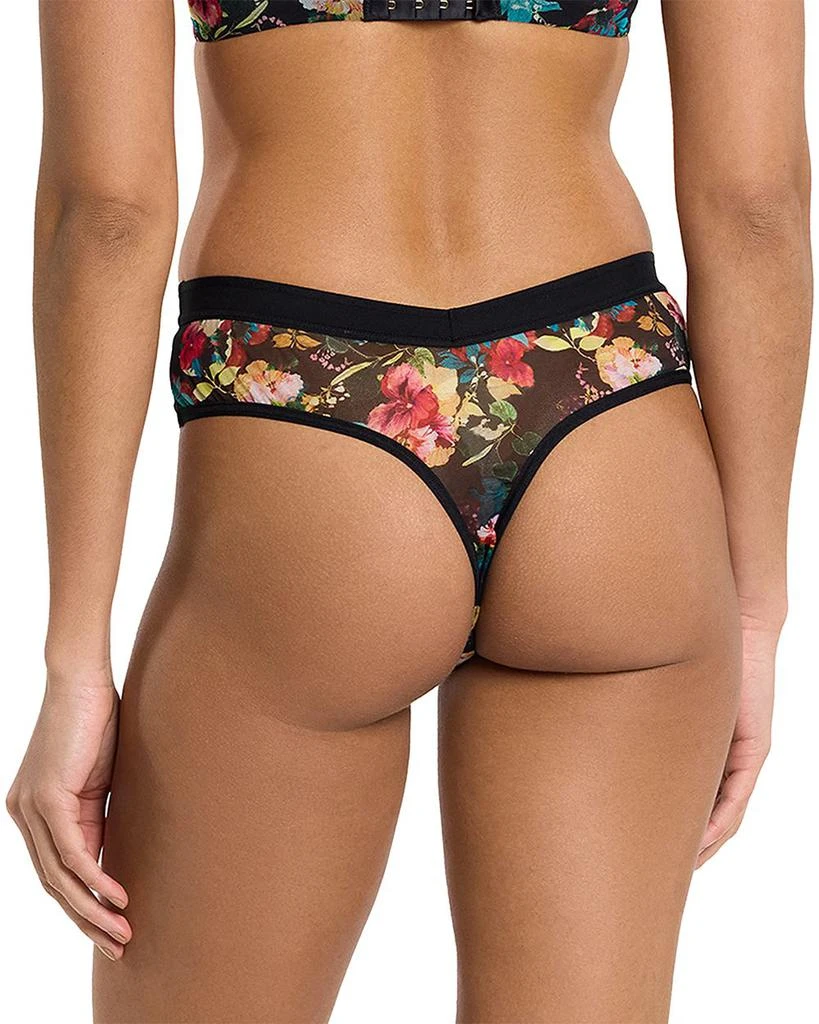Hanky Panky Mesh High Cut Thong Panties 2