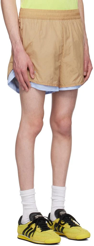 WALES BONNER Beige adidas Originals Edition Layered Shorts 2