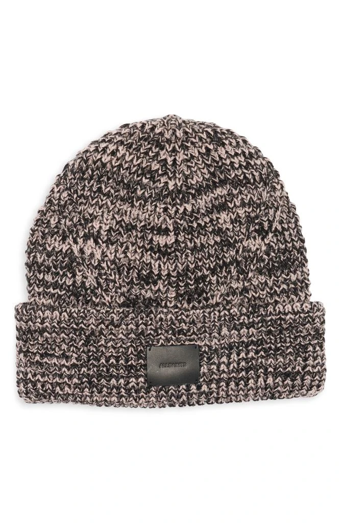 ALL SAINTS Angled Stitch Marled Beanie