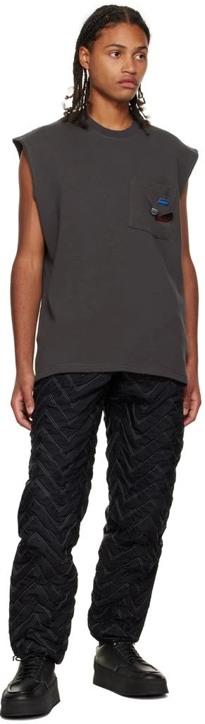 Song for the Mute Black Quilted Trousers 4