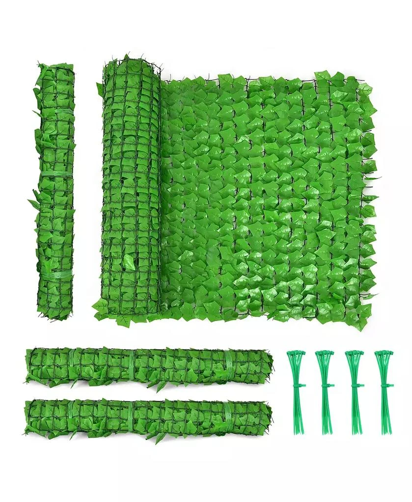 Costway 1 PC 118x39in Artificial Ivy Privacy Fence Screen Faux Hedge Fence 
Vine Decor