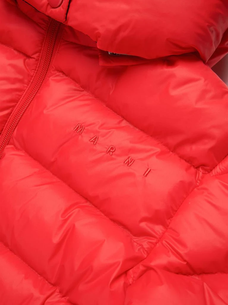 Marni MARNI Kids Puffer Jacket in Red 4