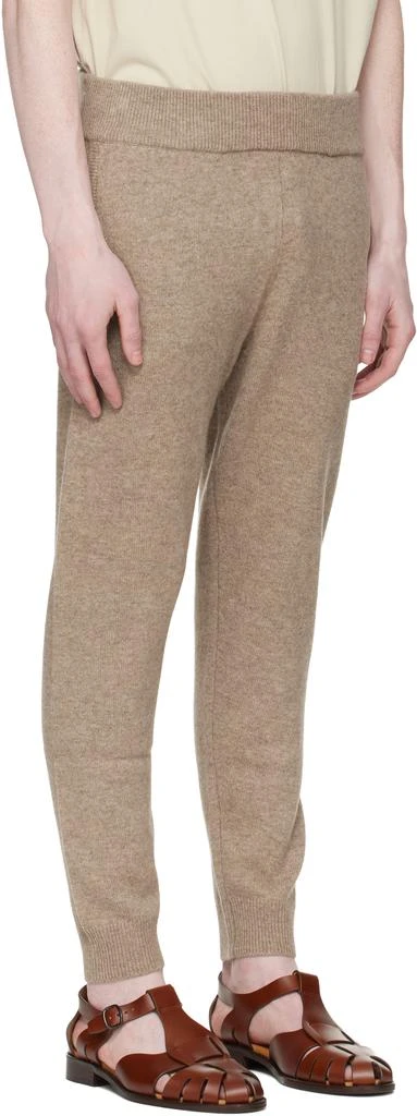 Entire Studios Beige Slim Knit Lounge Pants 2
