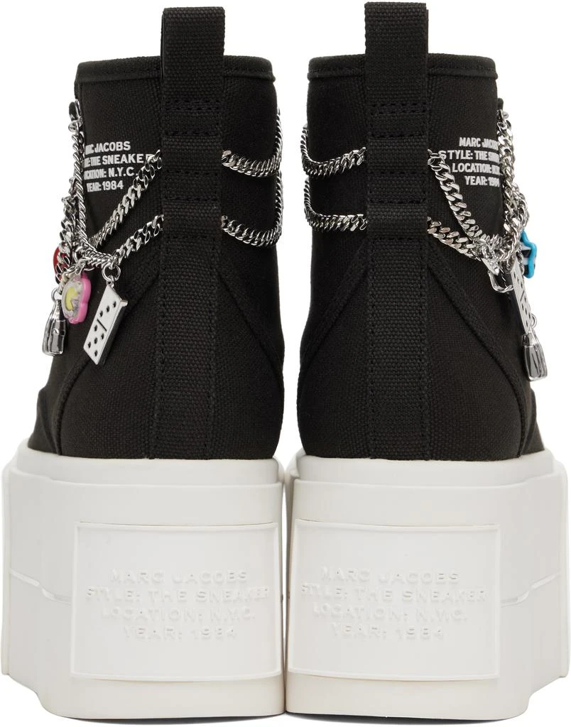 Marc Jacobs Black 'The Sticker Charm Platform High Top' Sneakers 2