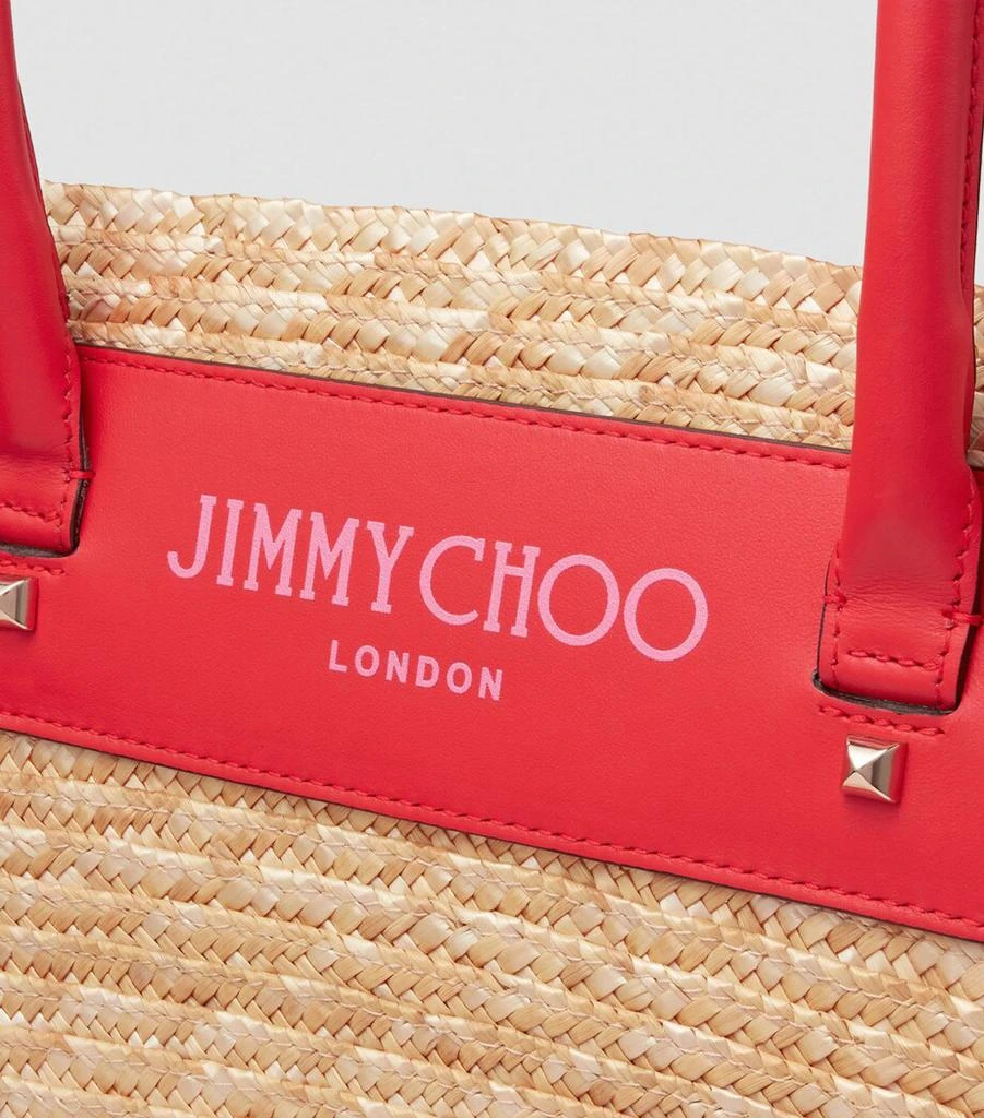Jimmy Choo Beach Basket Tote Bag 6