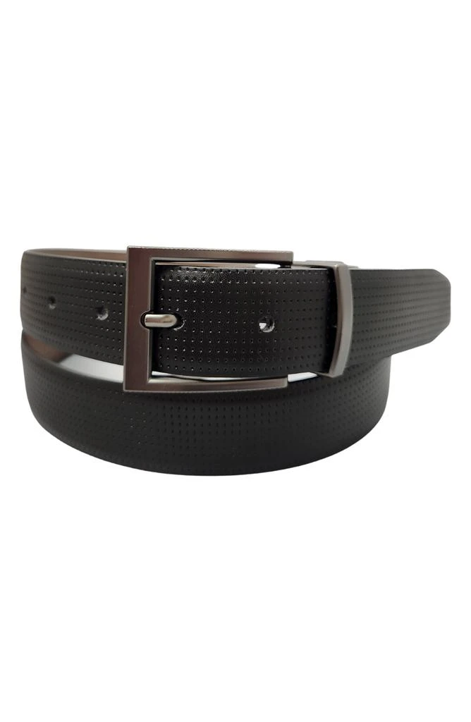 Bosca Reversible Pindot Leather Belt 1