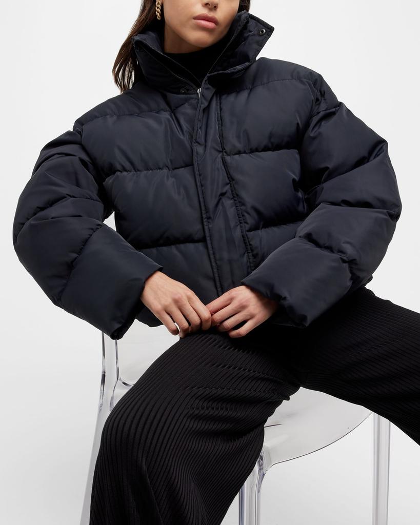 BB Logo Embroidered Puffer Jacket – On Sale Now with Up to 40% Off